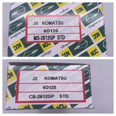 كوماتسو 6D125 قطاعات محرك الحفر STD محامل رئيسي محامل ربط MS-2612GP CB-2612GP