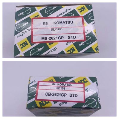 STD المحامل الرئيسي محامل عصا الاتصال MS-2621GP CB-2621GP لمحرك Komatsu Excavator 6D108